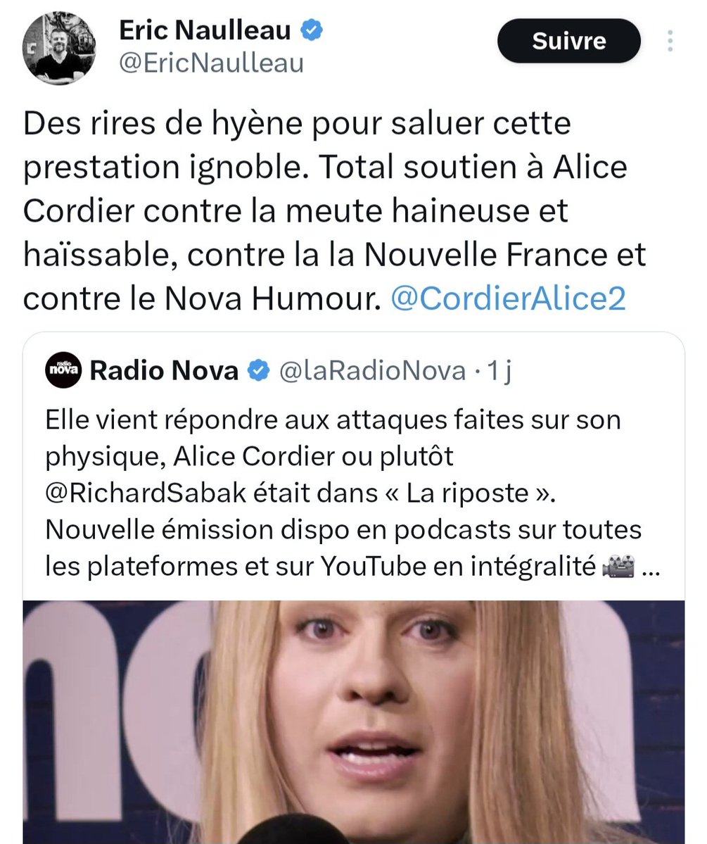 "Je suis Charlie" (mais que quand il s'agit de taper sur les musulmans) épisode 747877.