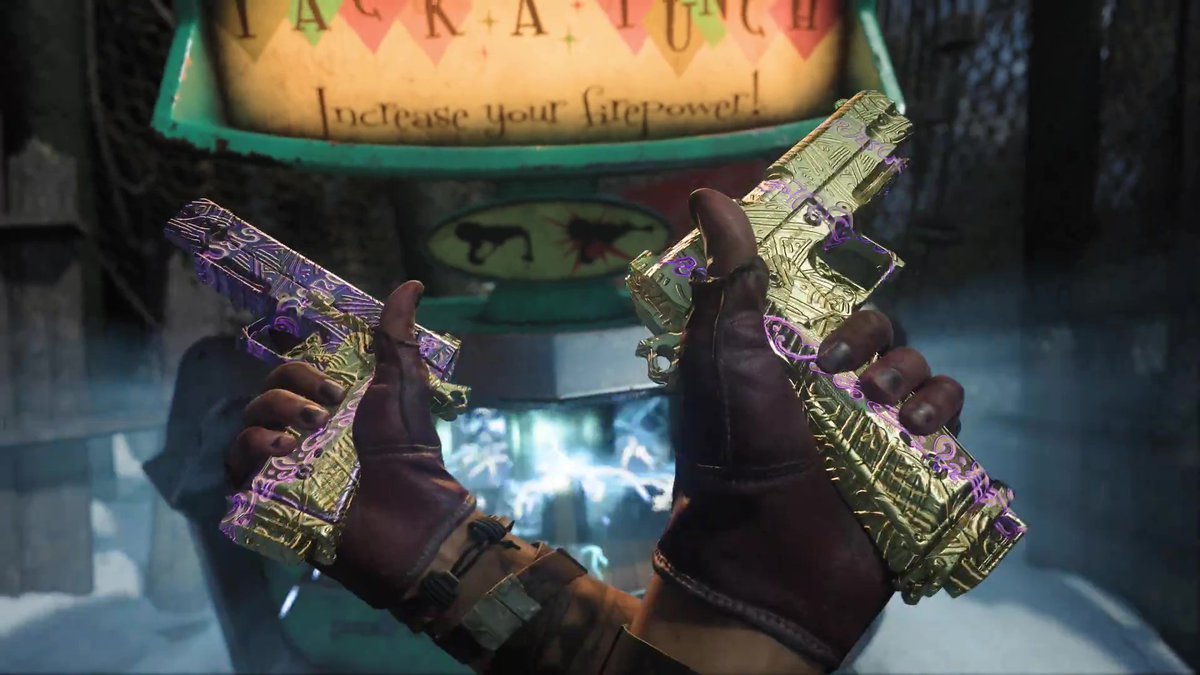 DETONATEDcom's tweet image. FIRST LOOK at NEW 'Pack-a-Punch' Camo on Totenreich in #BlackOps7 Zombies 😮‍💨🔥