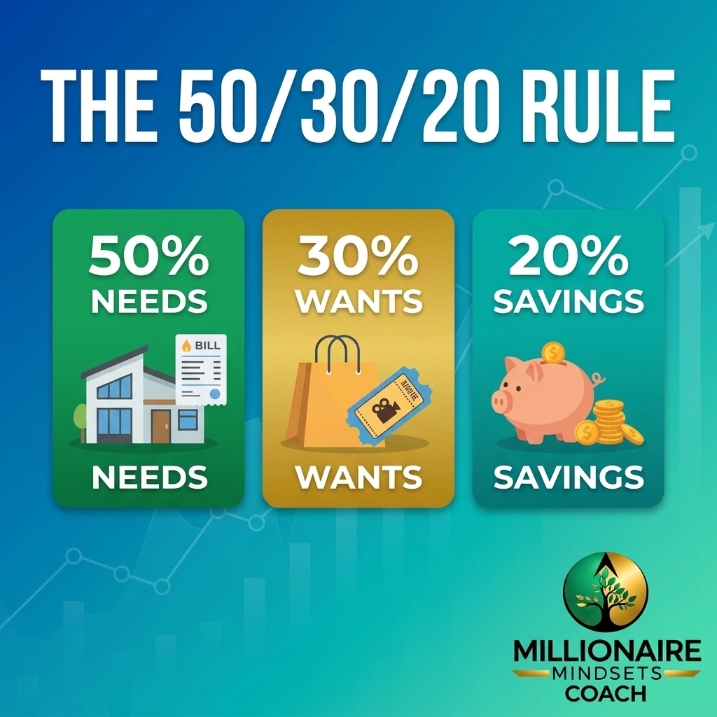 CollazoLurdez's tweet image. Budgeting doesn't have to be a headache. Try the 50/30/20 rule: 50% Needs, 30% Wants, 20% Savings &amp;amp; Debt. It’s the simplest way to take control of your paycheck!

Start here: millionairemindsetscoach.com

#Budgeting #FinancialFreedom #MoneyTips #503020