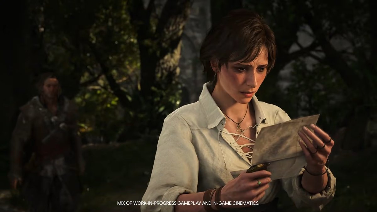 Kakuchopurei's tweet image. Assassin's Creed Black Flag Resynced adds three new characters in the remake:

-Lucy Baldwin
-The Padre
-Dead Man Smith

Doing their quests will unlock new ship upgrades &amp;amp; pirate bonuses. 

#assassinscreed #pirate #ubisoft