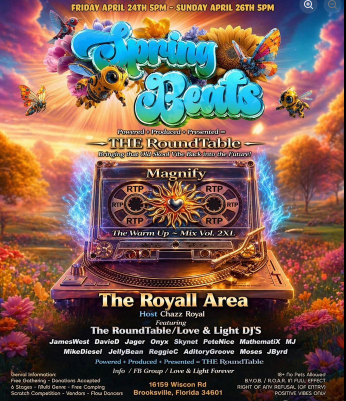 Tyler_Durden's tweet image. FREE EVENT-  this flyer is just for 1 of 4 stages
FLORIDA peeps ♪♪♪ 
#festival #breakbeat #love #music #edm #springbeats #progressivebreaks #turntables #dj #electronicdance #trueskool #skynet #davieD #Jameswolf #djaye #april #thisweekend