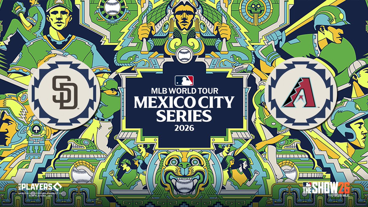 ¡La #MexicoCitySeries está a la vuelta de la esquina! 🇲🇽⚾️

#ForTheFaithful 🆚 #Dbacks