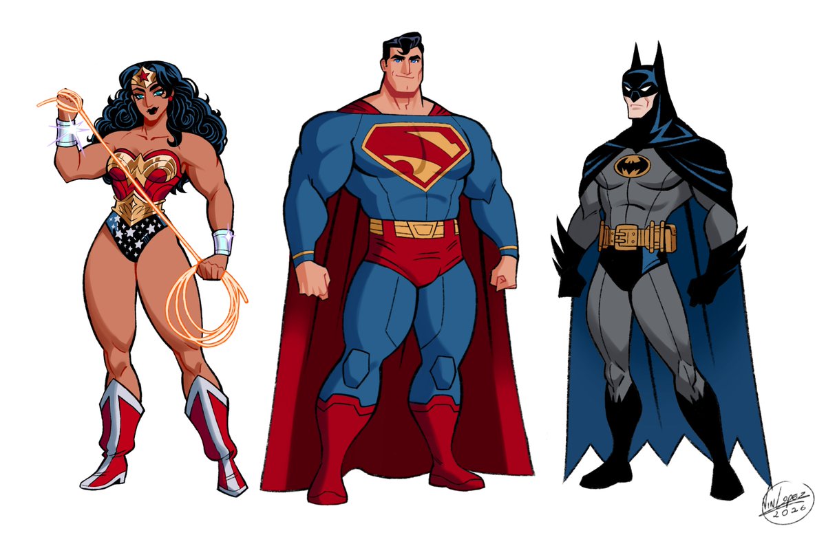 lopez_artwork's tweet image. Trinity 

#WonderWoman #Superman #Batman