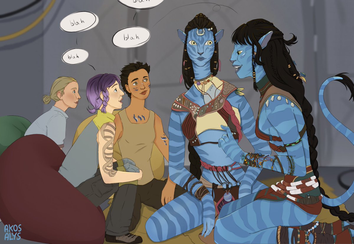 Little moments of joy and normalcy are needed in the midst of war. Priya really wanted a girl’s night - aliens included.

#afop #Sarentu
