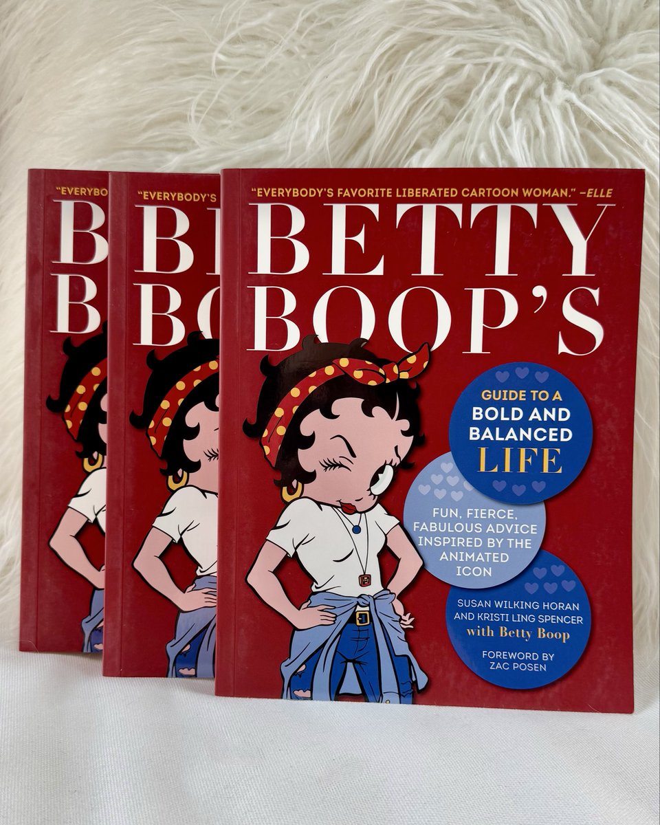 bettyboopnews's tweet image. It’s World Book Day! 📕 Did you know that Betty Boop’s Guide to a Bold and Balanced Life is now available in paperback? Happy reading! 🥰

Authors:
@SWilkingHoran 
@RealKristiL 

#worldbookday #bettyboop #booklovers #bookclubpicks #bestseller
