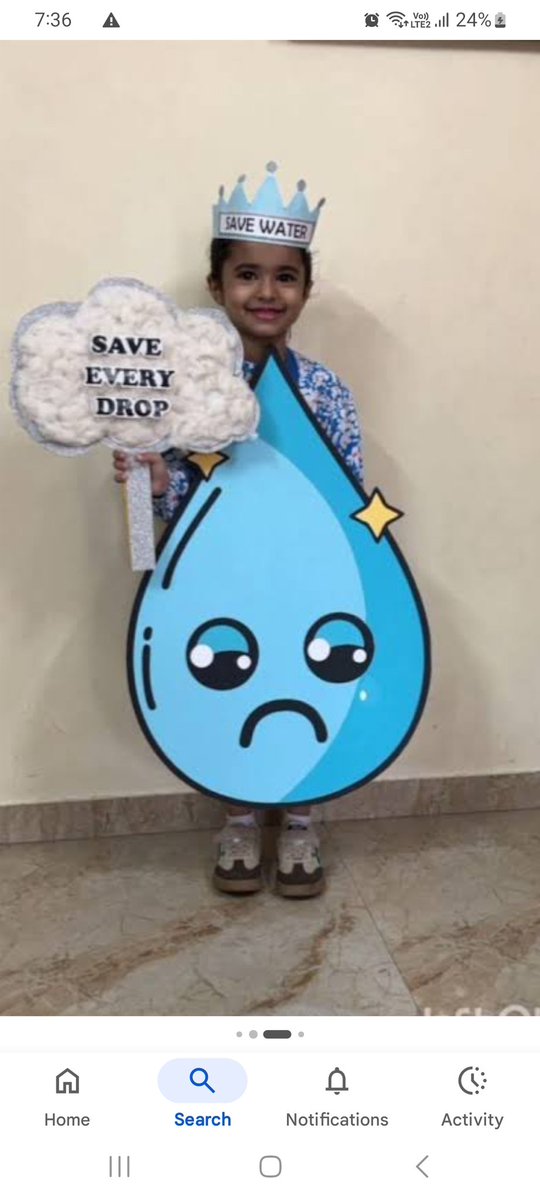 ManviSetia7287's tweet image. #savewater