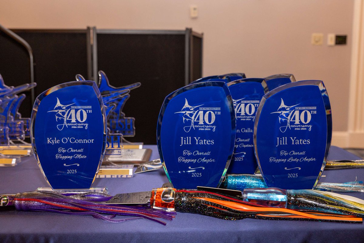 TagBillfish's tweet photo. What a night at the 2026 Tag &amp; Release Award Ceremony!
We were honored to recognize this year’s outstanding anglers, captains, and teams whose dedication to conservation continues to move billfish research forward. View the full photo gallery: https://t.co/TInJqrlEBO https://t.co/iMjQX8AOqo