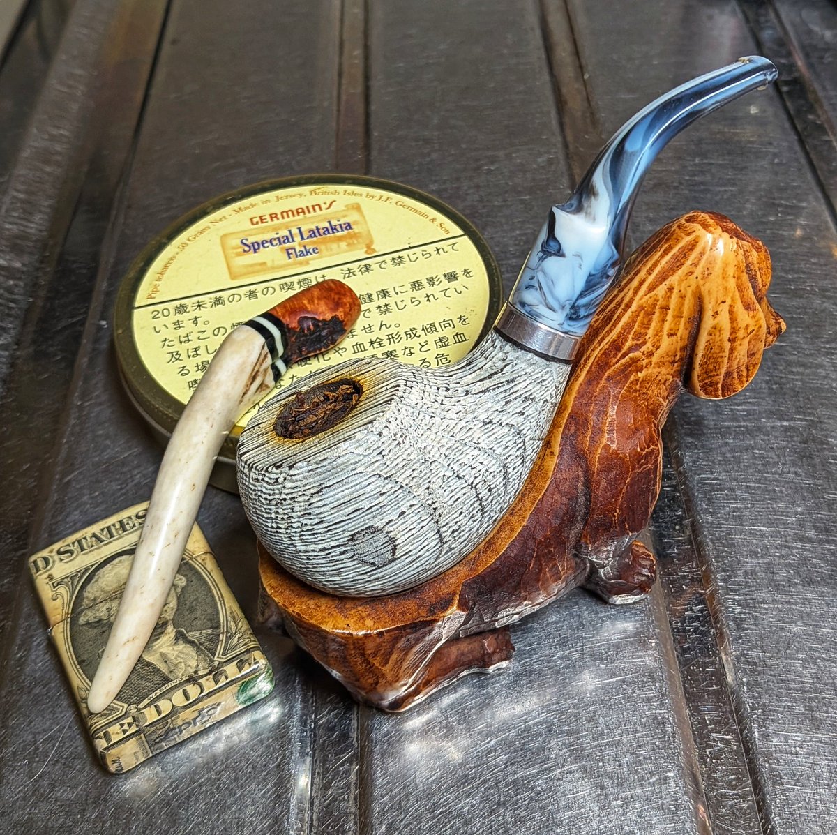 Fahrenheit916's tweet image. 今宵の〆
#パイプ #pipe #pipesmoking