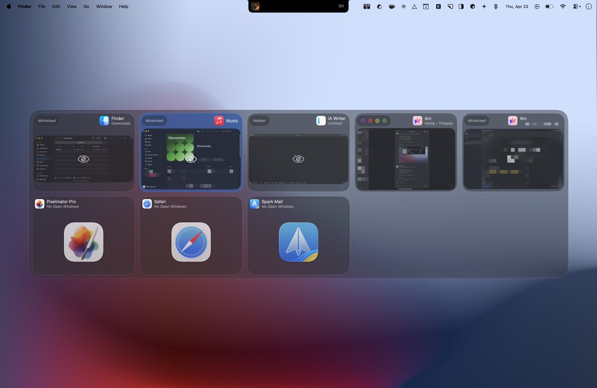 appsntips's tweet photo. Mac window switching still feels… outdated.

DockDoor changes that ⚡
→ Hover over Dock = see all windows
→ Windows-style previews
→ Faster multitasking instantly

Feels like a feature Apple forgot to ship.

Full list 👇
https://t.co/B8wGVcO0rw https://t.co/T8itCw2Gs4