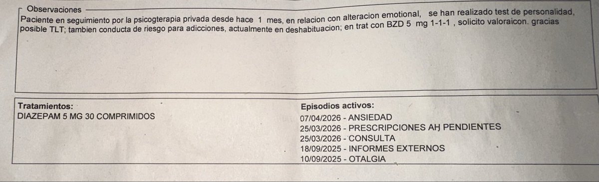 El sistema sanitario de Madrid está ROTO. Me han dado cita URGENTE en psiquiatría para dentro de medio año.

El comentario con el que ha terminado la llamada en la que me han dicho la cita ha sido “lo siento y ojalá no te su1ci des antes” 💀

No me gusta compartir datos sobre mi