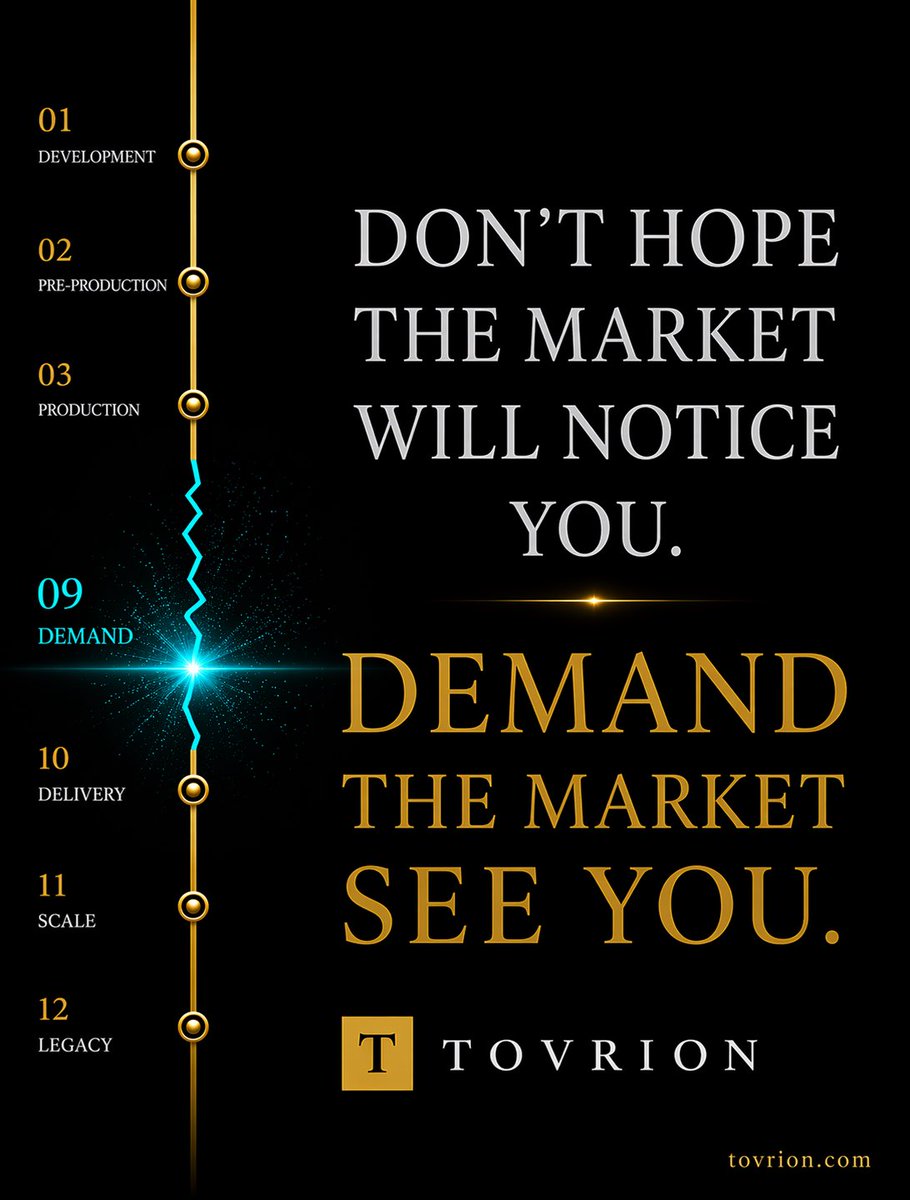 tovrion's tweet image. You can wait to be noticed.

Or you can build something that forces attention.

#filmmaking #screenwriting #directors #filmindustry #tovrion