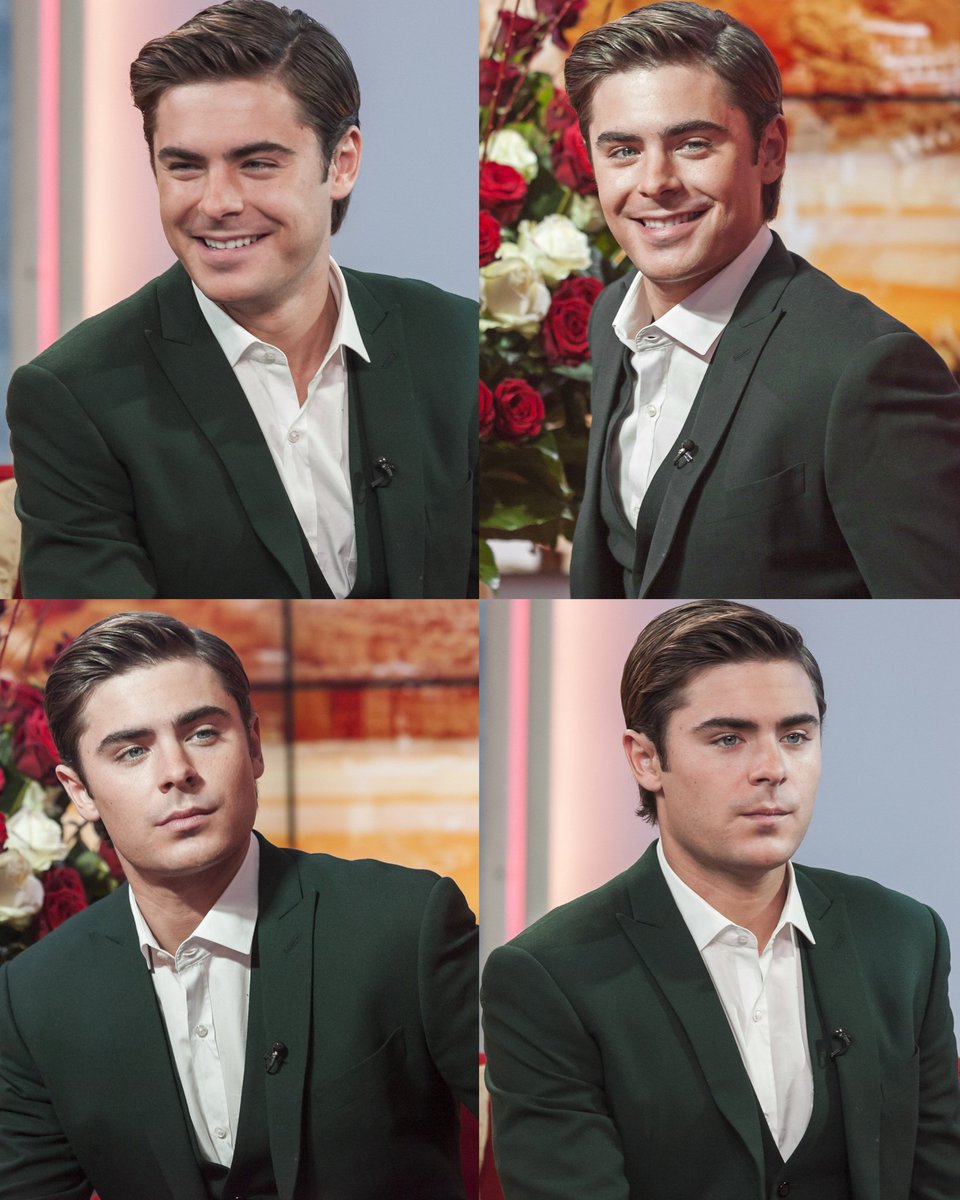 Zac Efron appeared on ITV 'Daybreak' TV Programme, in London. (2012)