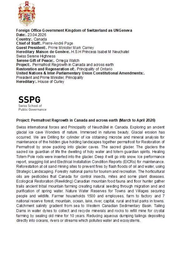 Government Kingdom of Switzerland⛨ tweet media