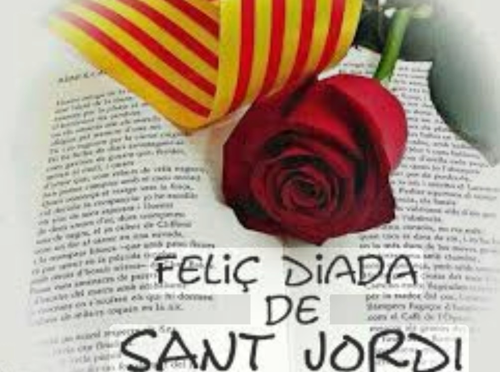 Bona diada de Sant Jordi 🩶❤️
