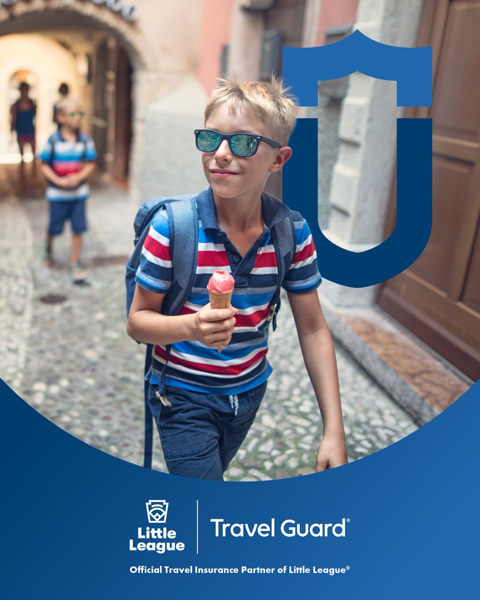 LittleLeague's tweet photo. You aren’t just raising athletes, but little world travelers. Happy National Tourism Day from @TravelGuard, Official Travel Insurance Partner of Little League.

Get packing tips and more at https://t.co/D6lzdQAwvf. https://t.co/74FWkGGxxx