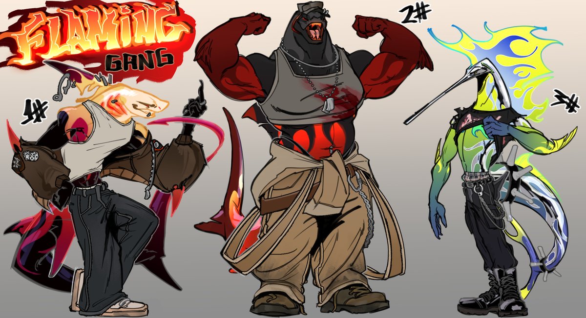 Flaming GANG  - OPEN

+info belooww🎣