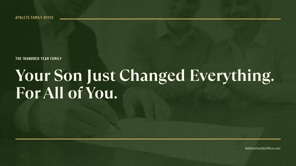 AWM | The Athlete Family Office tweet media