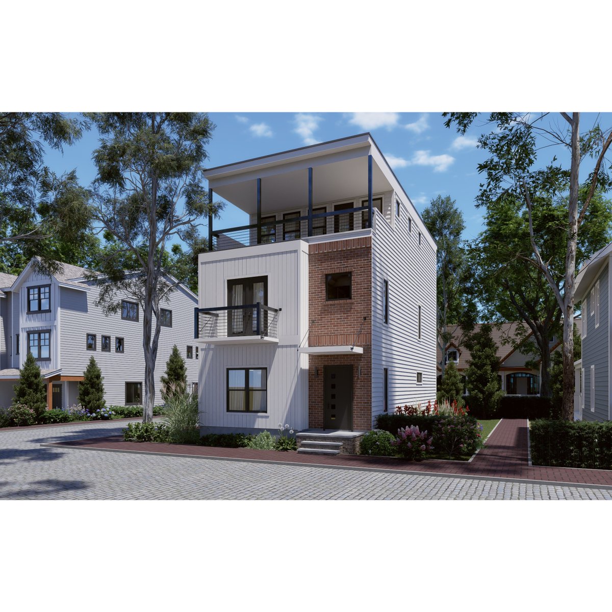 LegacyHomePlans's tweet image. 3 stories. 2200 sq ft. Zero wasted space.

Shephard Deluxe III = modern living built for tight lots

🔗 LegacyHomePlans.com

#ModernHome #HousePlans #HomeDesign