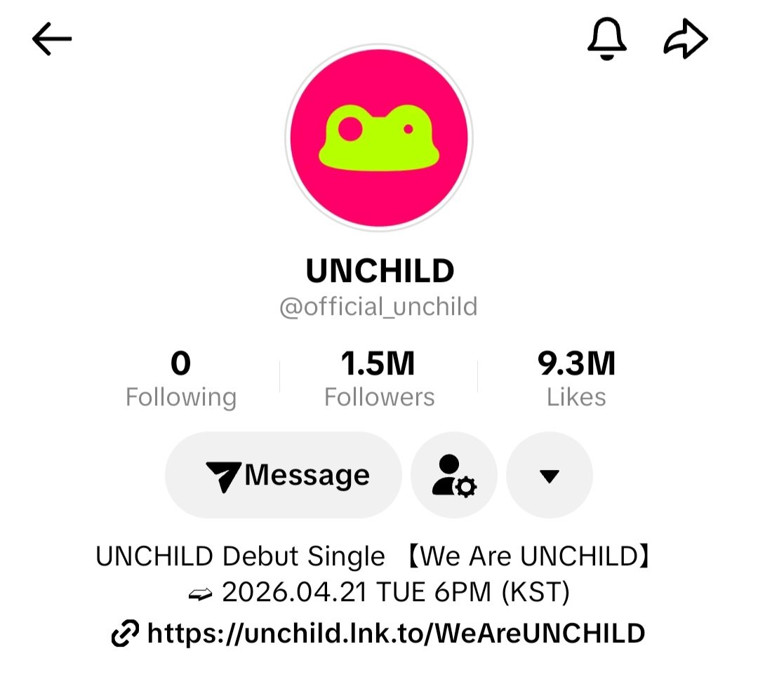 UNCHILD Charts🐸 tweet media