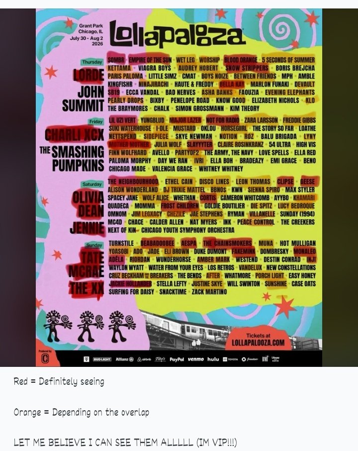 I'm just happy that SB19 is on their list 🫶🏻  They are on the right path baby!
Matagal pa pero nae excite na ako for the boys performance.

#Esbipalooza 🔥🔥🔥

<a href="/SB19Official/">SB19 Official</a> #SB19