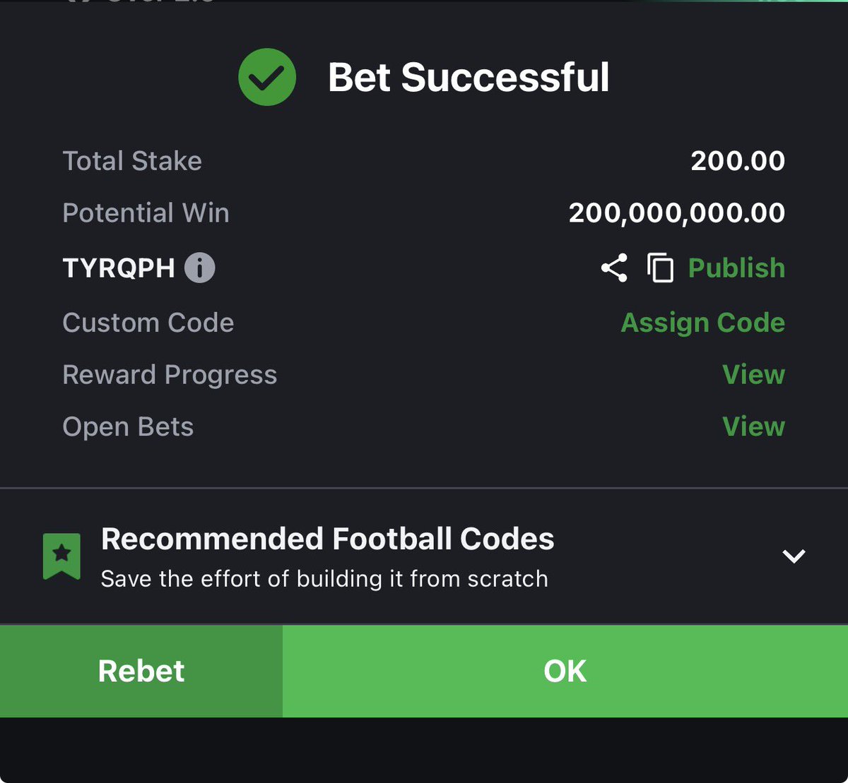 🔥WEEKEND LONGSHOT🔥

1/2UP ACCA - ZA2VJN

OVERS ACCA - TYRQPH