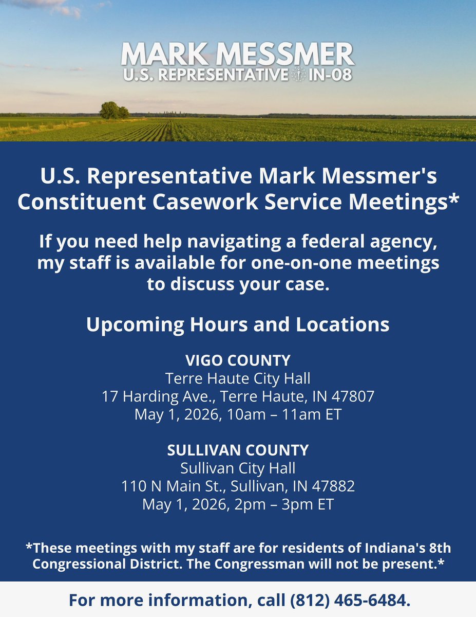Congressman Mark Messmer tweet media