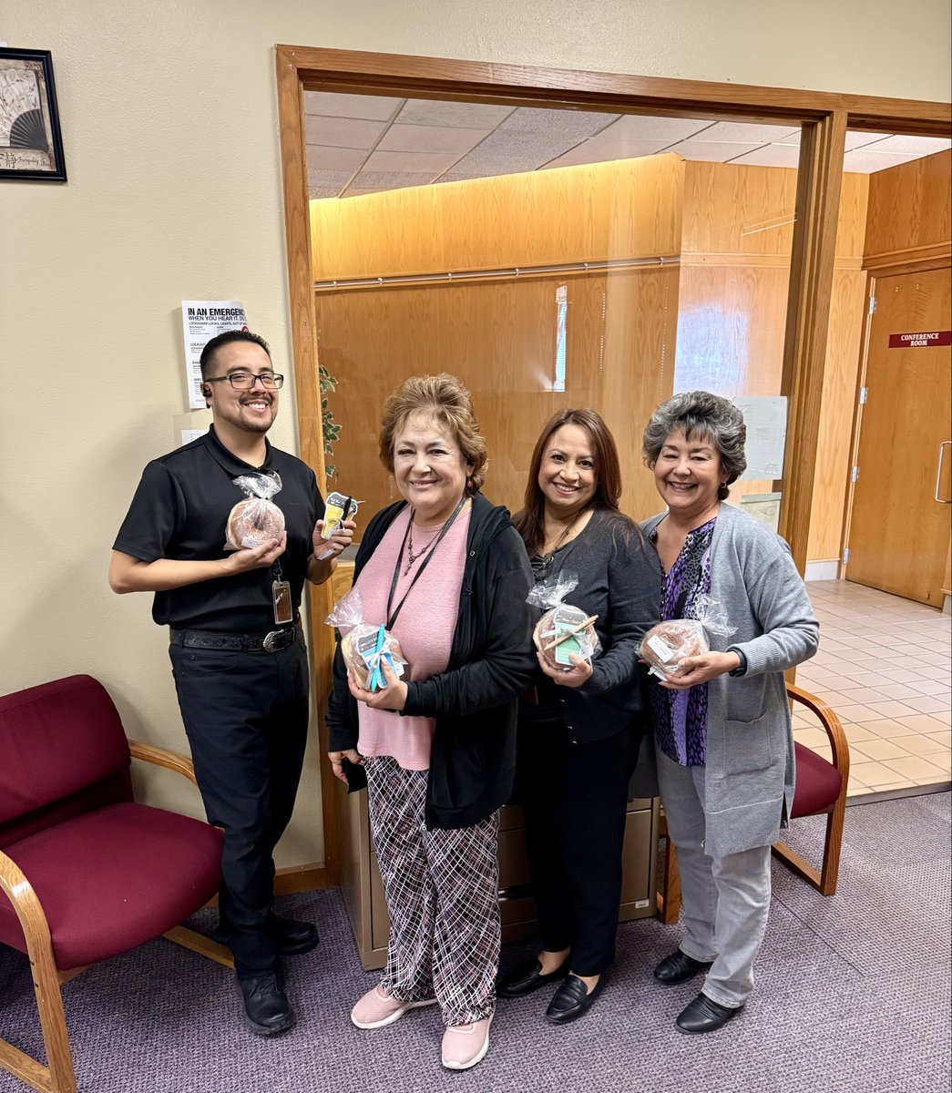 MTapia_CI's tweet photo. Our Ed Center Administrative Specialists are the best & we โdonutโ function without them! #TeamSISD #SPEDStrong #ALLIN https://t.co/r94w48S54X