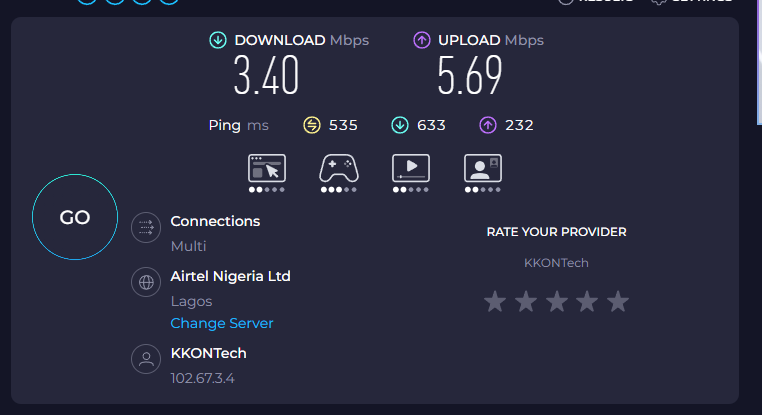 BuckMEANSter's tweet photo. @coolented @FOBroadband @FOBroadband  is the 'uninterrupted connectivity' you promised in my onboarding email? subscribed to 120Mbps (for 3 months) and I'm getting 3.40 Mbps. It’s been 16 days of non-service while you hold 88k of my money hostage.  

@NgComCommission  is this license-worthy ?? https://t.co/us0eLTWjyg