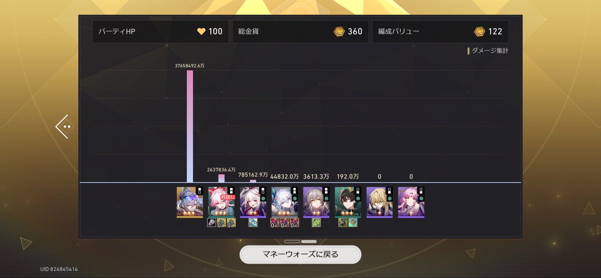 mintia1192's tweet photo. 銀狼Lv.37658492.6万

#崩壊すたーれいる 
#マネーウォーズ
#銀狼 https://t.co/cwpdV1dvR1