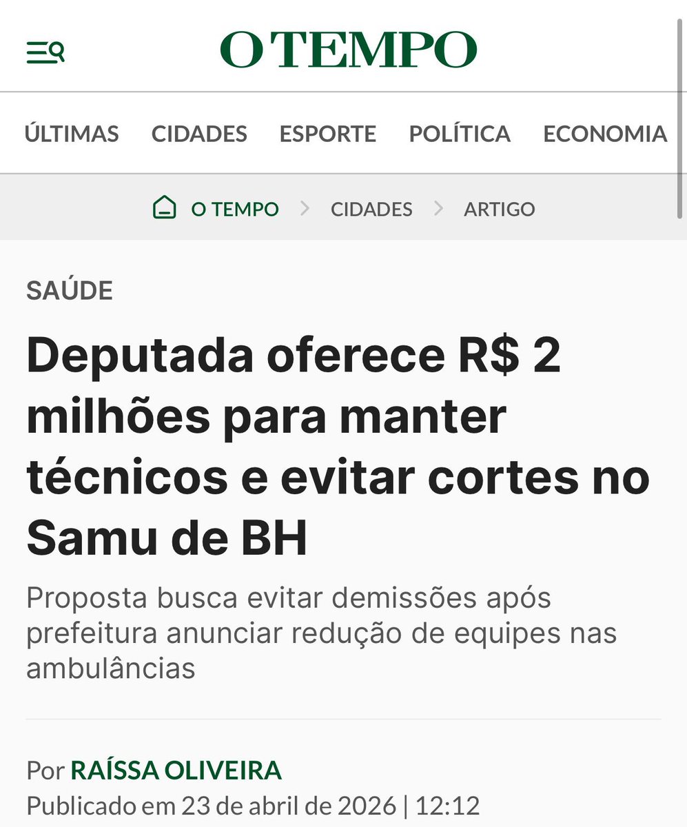 DudaSalabert's tweet photo. Estou aguardando a resposta do prefeito @alvarodamiao . 

Com esse recurso que ofereci, será possível pagar os salários dos técnicos de enfermagem, manter a atual estrutura do SAMU e evitar a demissão em massa e o sucateamento do serviço. https://t.co/UvsBWUKwW6