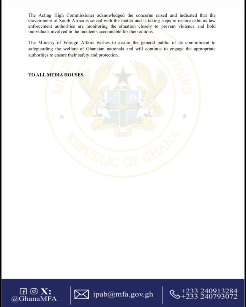 Ghana MFA tweet media