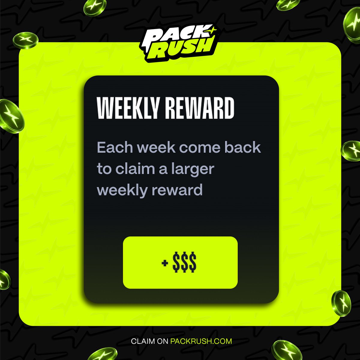 PackRush tweet media