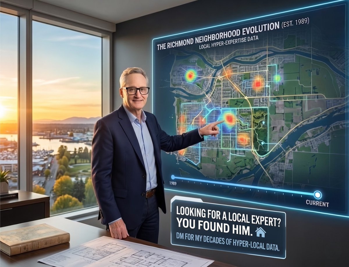 MichaelCowling's tweet photo. Every Richmond neighborhood has a different pulse. Steveston vs. Broadmoor vs. Terra Nova, buyer profiles are unique. I’ve sold homes across this city since 1989. I don't just know the streets; I know the buyers moving into them. Need a local expert? DM me. 🏘️ https://t.co/EDZtrPOyQw
