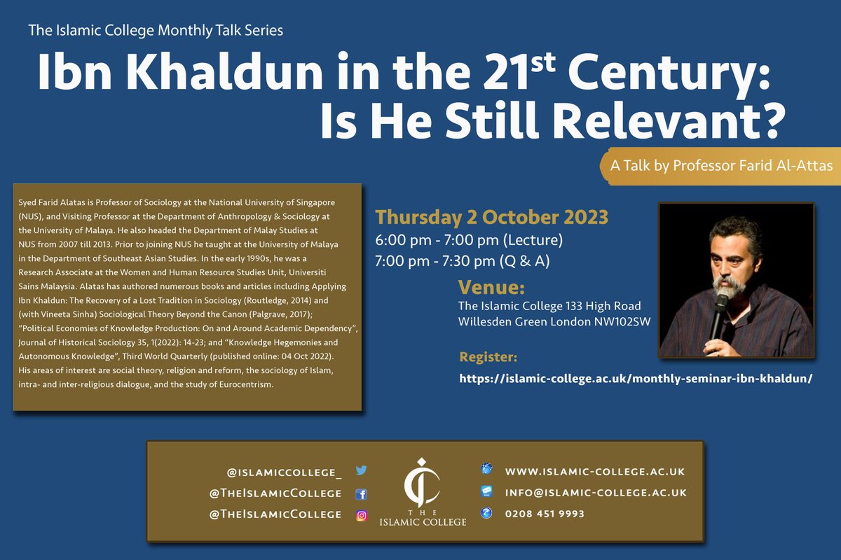 The Islamic College tweet media