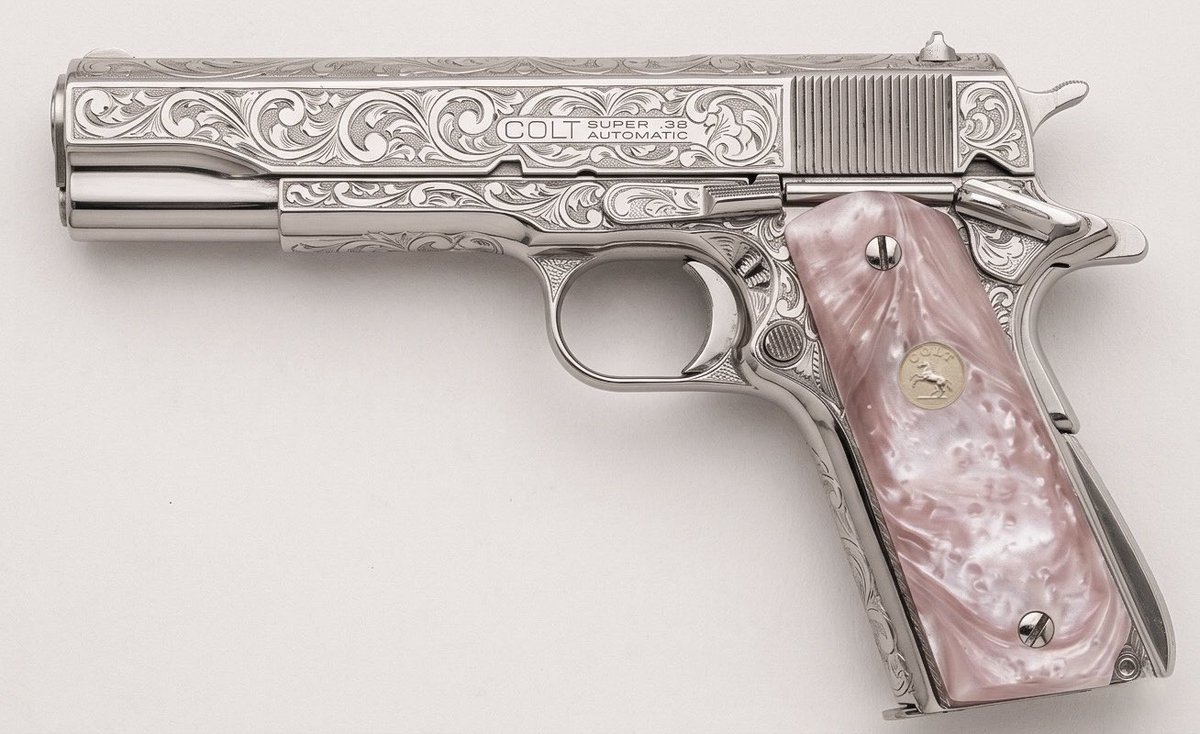 colt m1911 pistol, chambered in .38 super