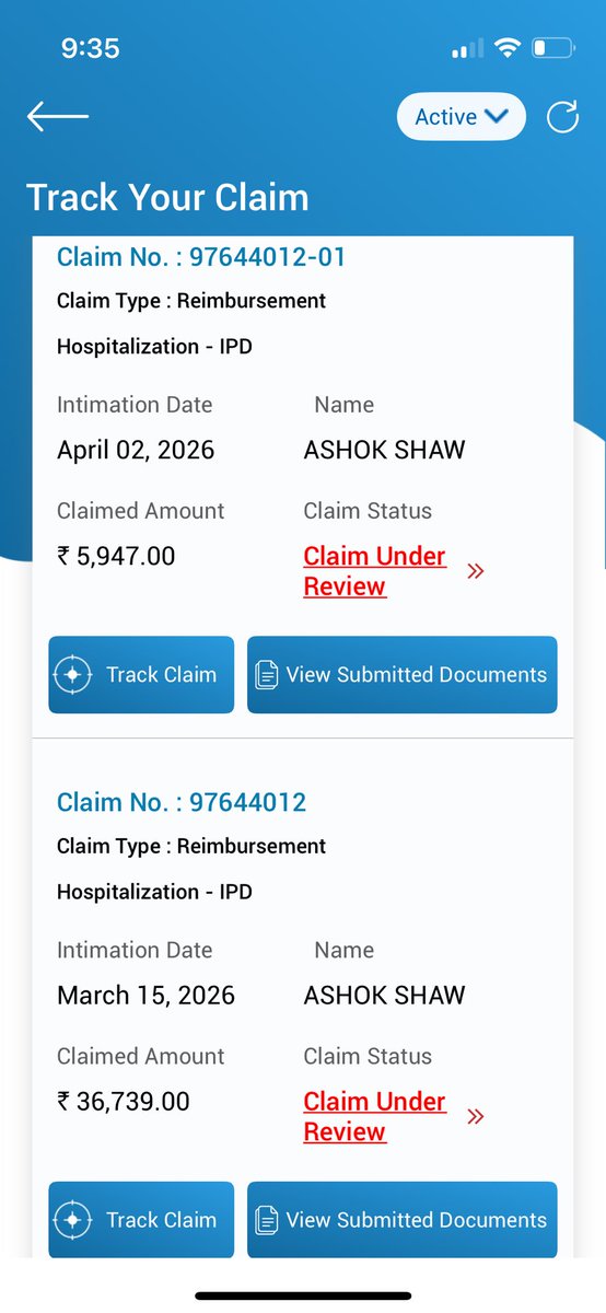 rockashwin's tweet image. #CHOR #careinsurance , when will you process my claim?Your cashless scheme is fake, u push customer for reimbursement and then ask endless docs in ur non working app. Claim is pending since long?👇@irda_qc @InsuranceSamad1 @wbdhfw @Khurpenchhealth @HDFCLIFE @ICICILombard