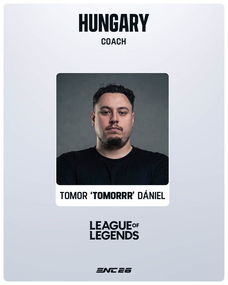 TeamHUN_Esports's tweet photo. 🇭🇺 Jöjjenek a MOBA edzők!

🐢 Fülöp "Xentar" Marcell 🇭🇺
⚔️ Gézárt "Doedie" József 🇭🇺
🛡 Tomor "Tomorrr" Dániel 🇭🇺

@ENC_EN 
@HUNESZ https://t.co/t3XaltUUro