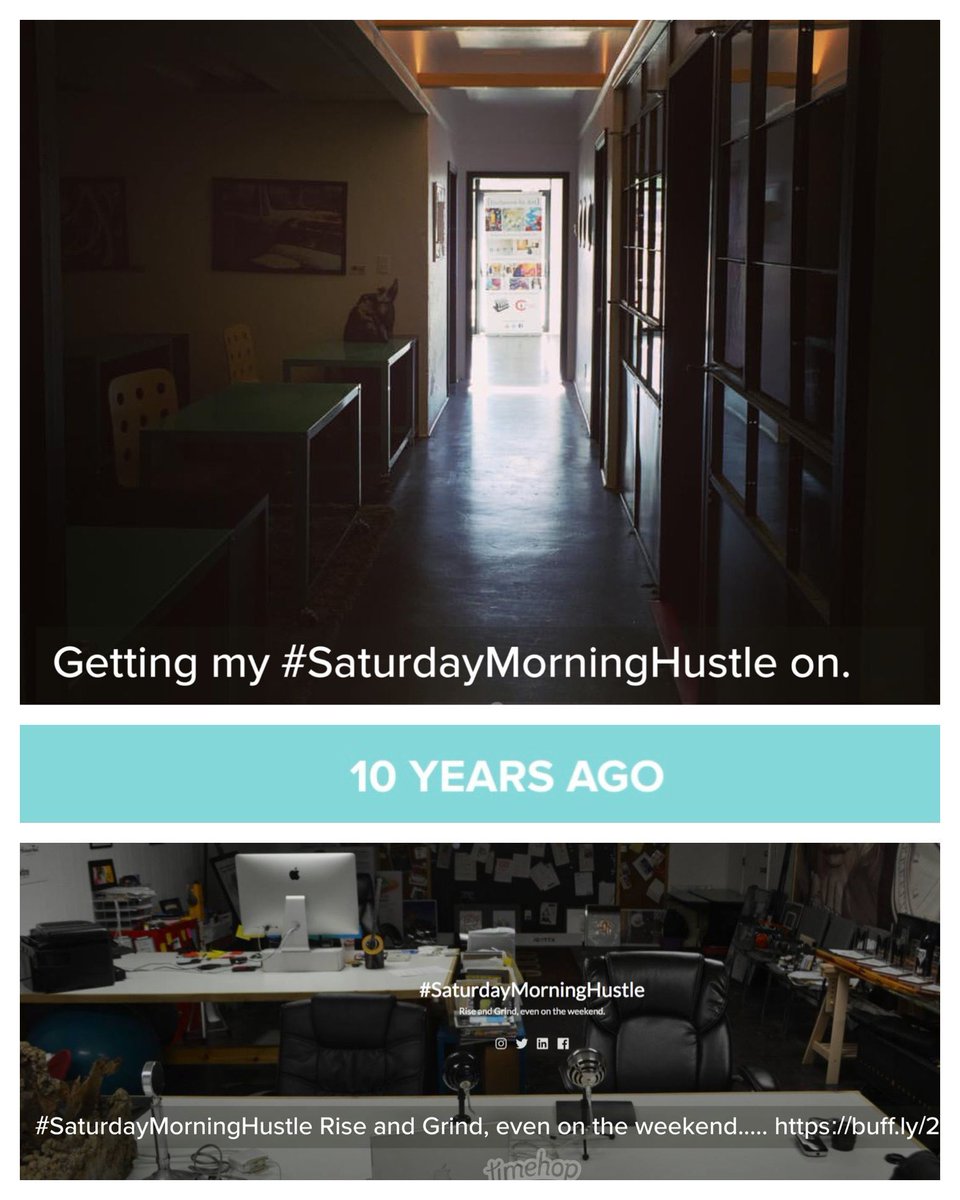 KyleGolding's tweet image. Today is the 10 year anniversary of the #SaturdayMorningHustle was launched into the world. Go be great! #WorkSmart and #WorkHard SaturdayMorningHustle.com