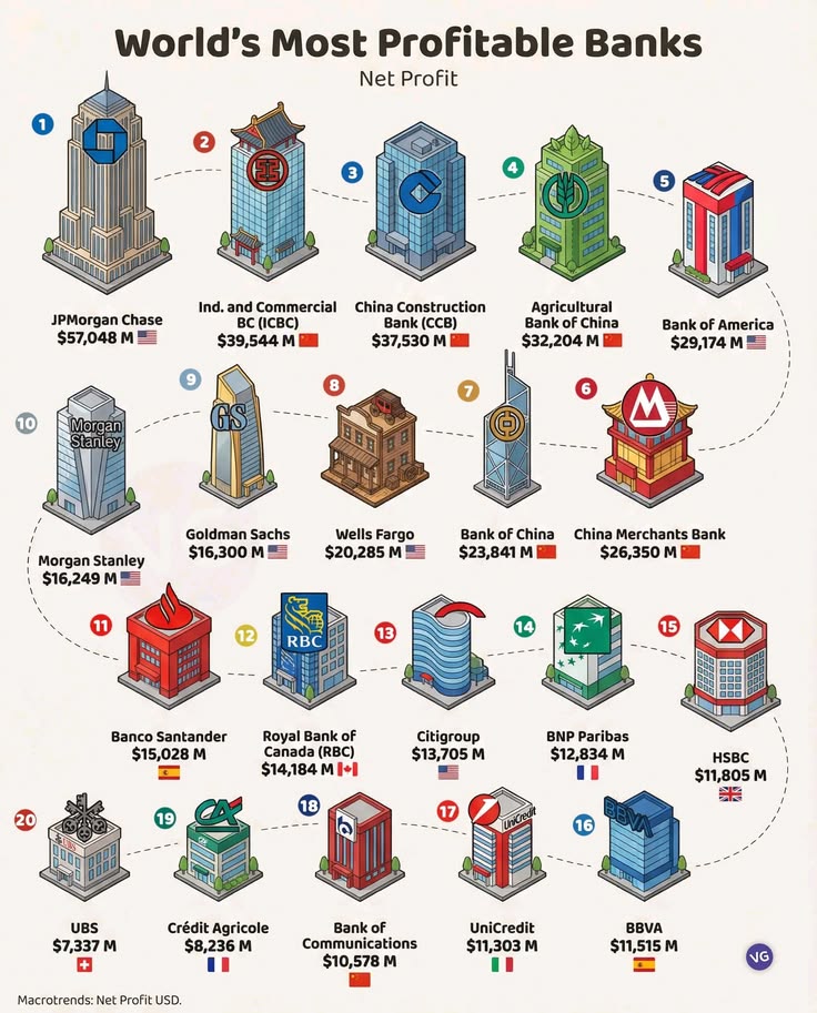World's Most Profitable Banks