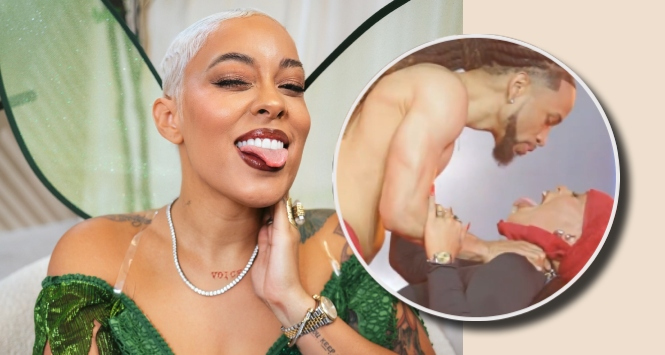 shinemycrown's tweet photo. Mandii B Says It Was Her Idea To Have Spectacular Spit In Her Mouth (Video) https://t.co/JENb1ZIxYn #MandiiB #Podcast #ViralMoment #SpectacularSmith #MediaPersonality https://t.co/3le9Cf1Im5