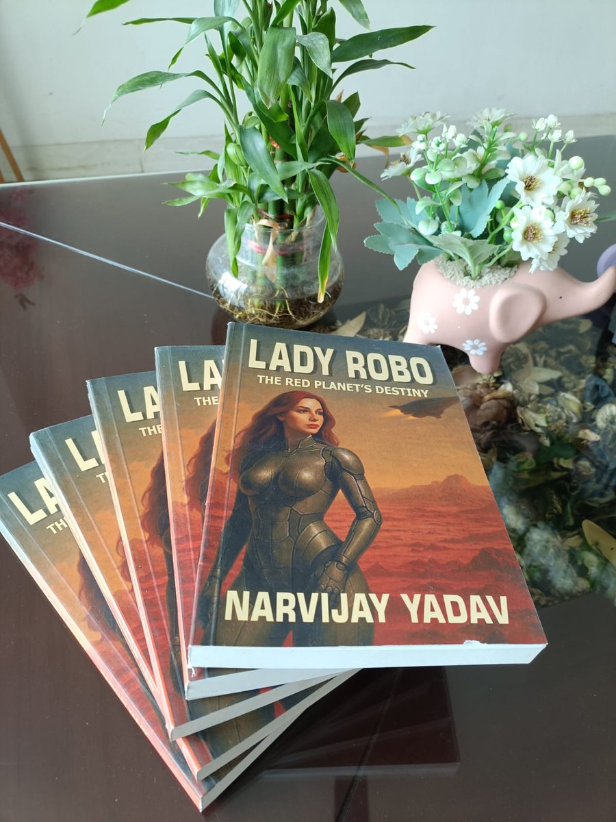 Lady Robo - The Red Planet's Destiny 
By Narvijay Yadav 
#scifinovel #LadyRobo #Mars 

amazon.in/stores/NARVIJA…