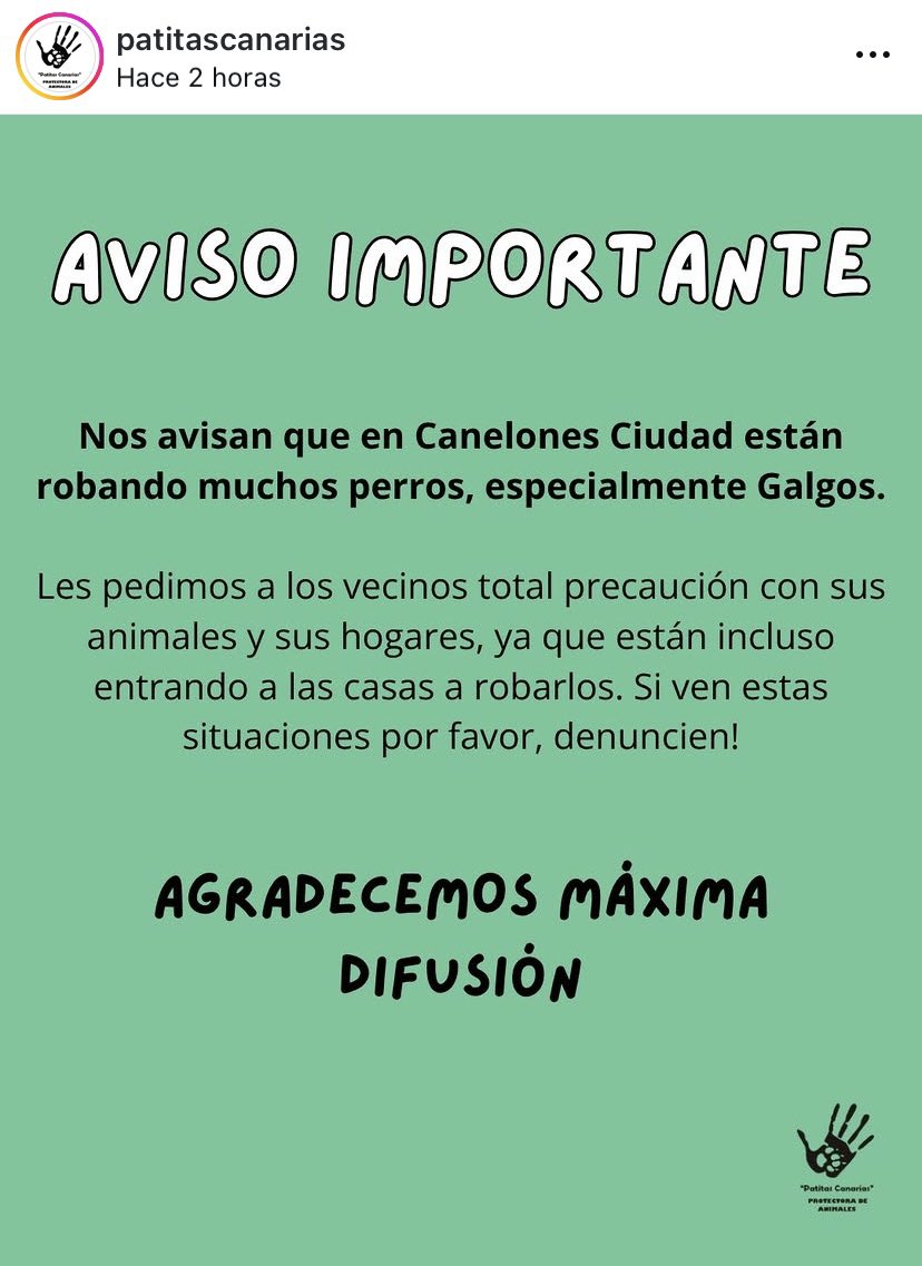 Por favor compartir! 🐶