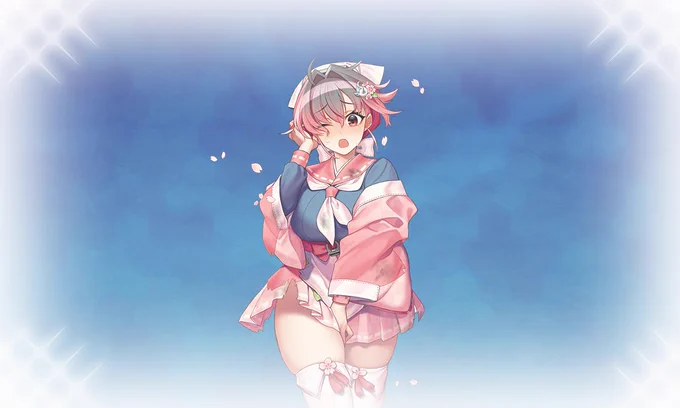 ケッカリしてないのに桜をまき散らす