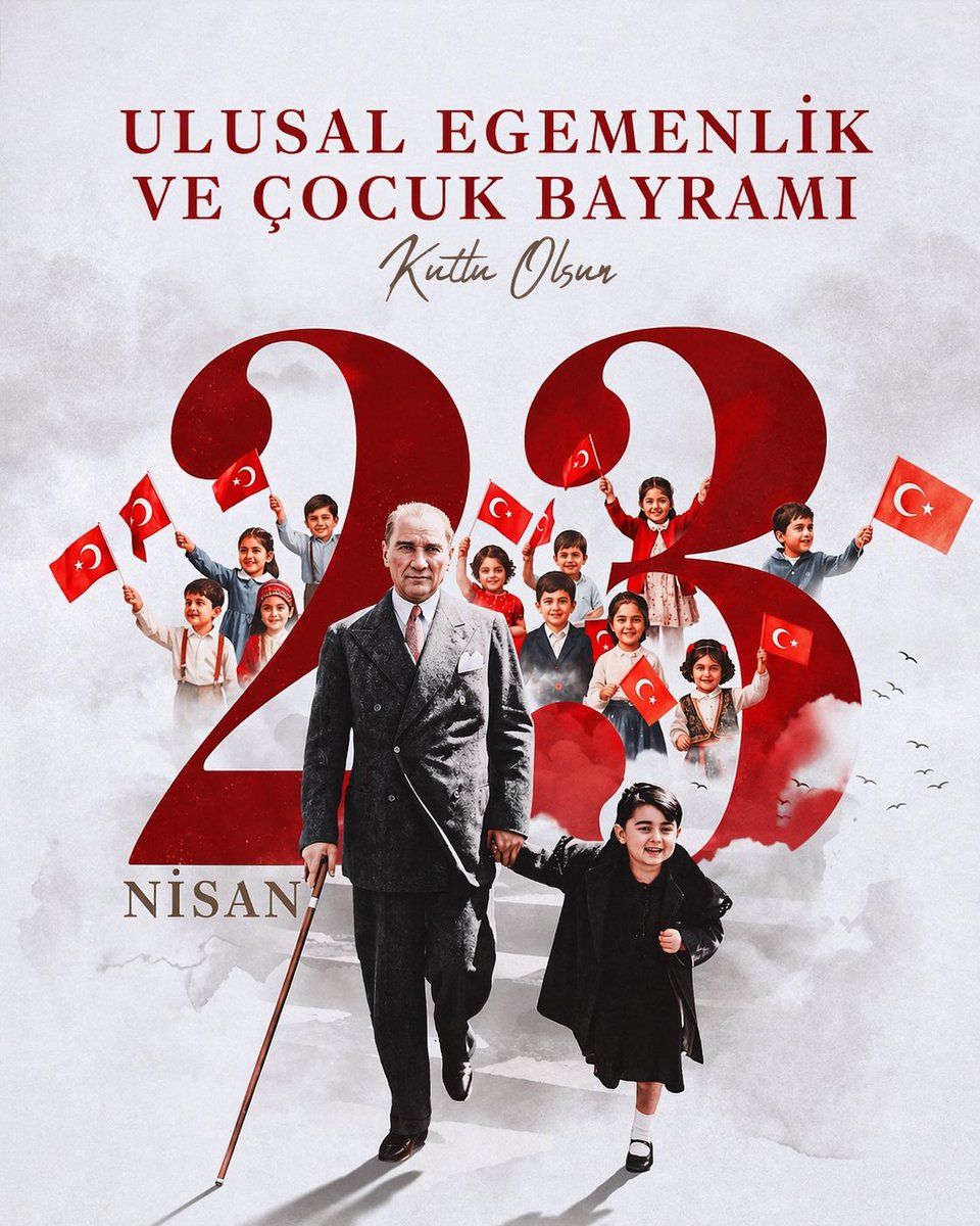 erdmsariaslan's tweet photo. ”Sizler hepiniz geleceğin bir gülü, yıldızı ve ikbal ışığısınız. Memleketi asıl ışığa boğacak olan sizsiniz.”

23 Nisan Ulusal Egemenlik ve Çocuk Bayramı kutlu olsun! 🇹🇷 https://t.co/zpDyxOIoqC
