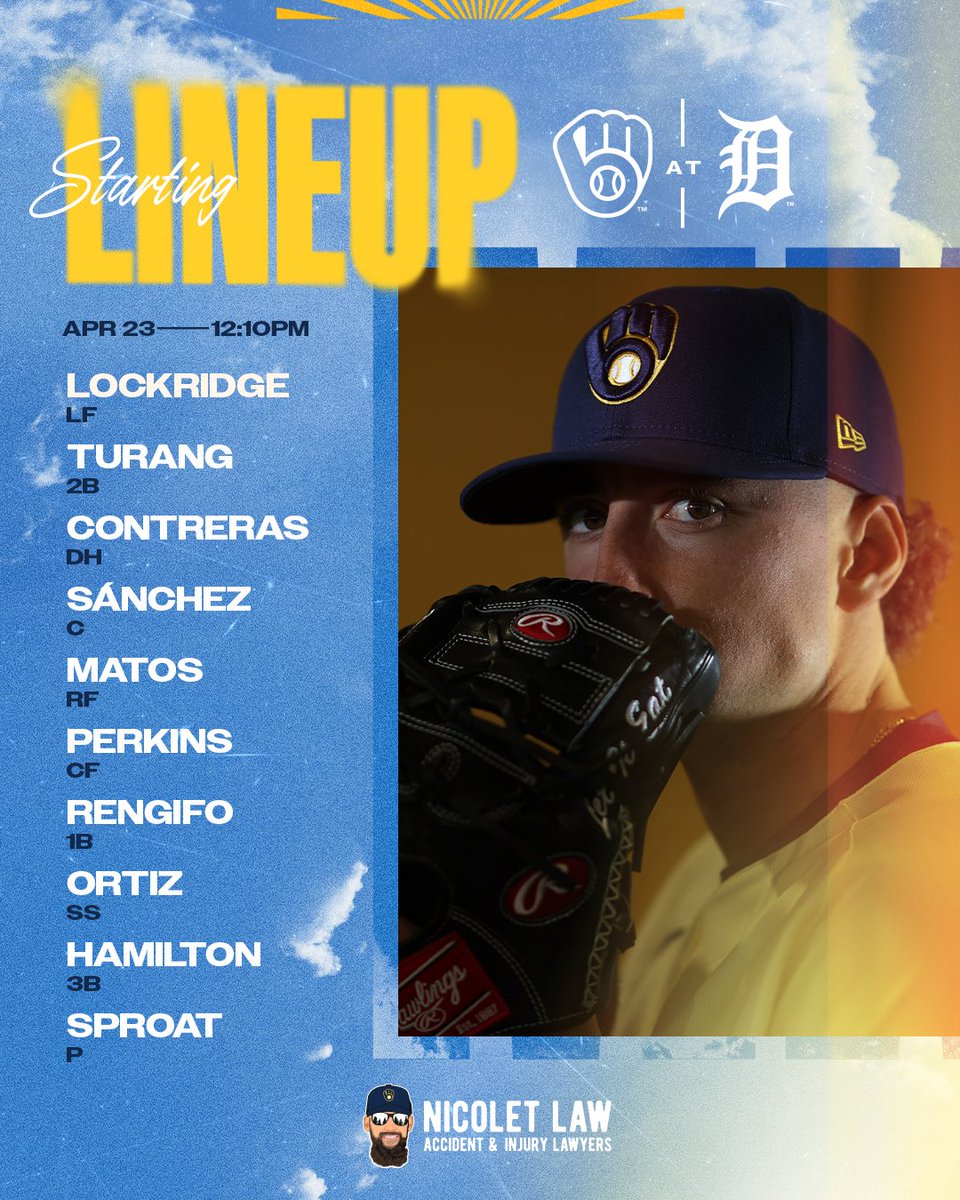 TapaNava's tweet image. Los #Brewers y los #Tigers cierran y desempatan serie en Detroit este mediodía y podrán verlo a través de todas las plataformas de #ESPN y #DisneyPlus 

Acompañando a @FerAlvarez @TapaNava 
1pmET/12pCT/10PT/2pARG

#MLB