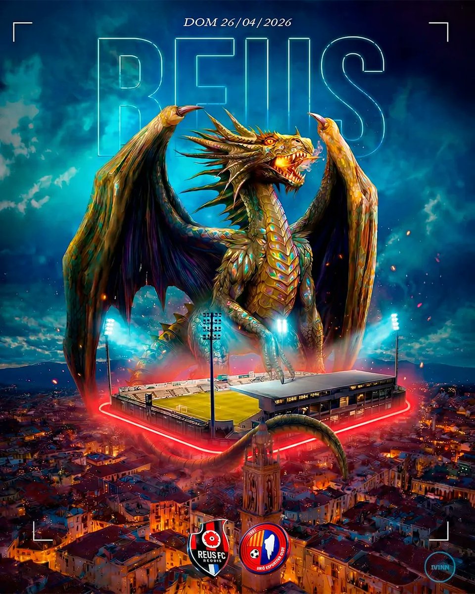 ivinn_designer's tweet image. 🎨🐉🌹
⚽ @ReusFCR 🆚 @UEO1921 ⚽ #2rfef

🖼️🎨 | @ivinn_designer 
📩 Info / colaboraciones DM 📩

#edit #design #santjordi #graphic #football #futbol