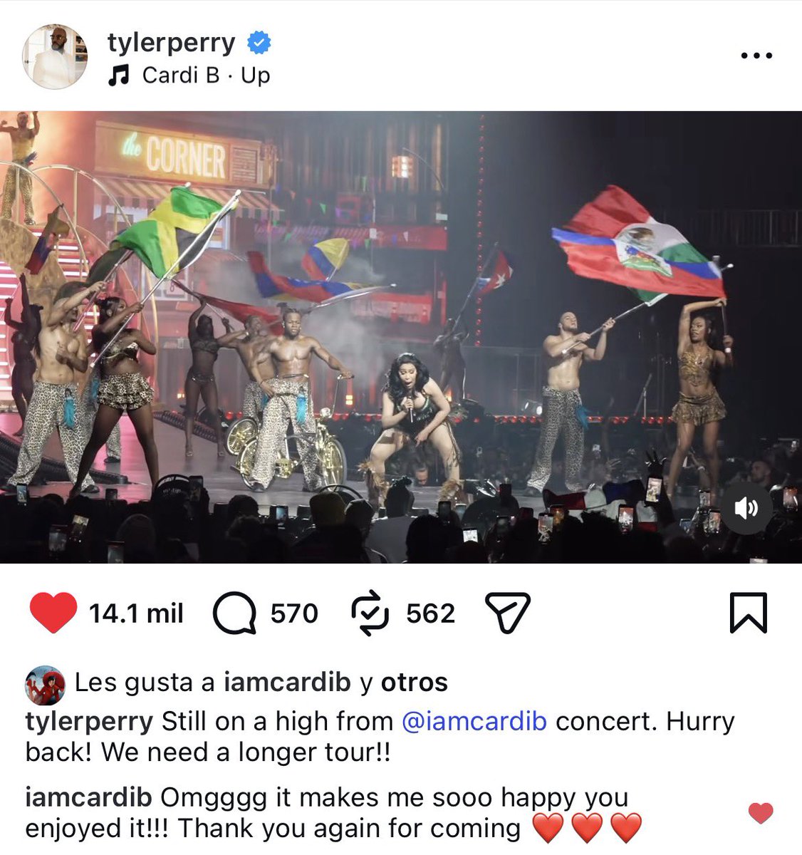 Celebs Love Cardi B tweet media