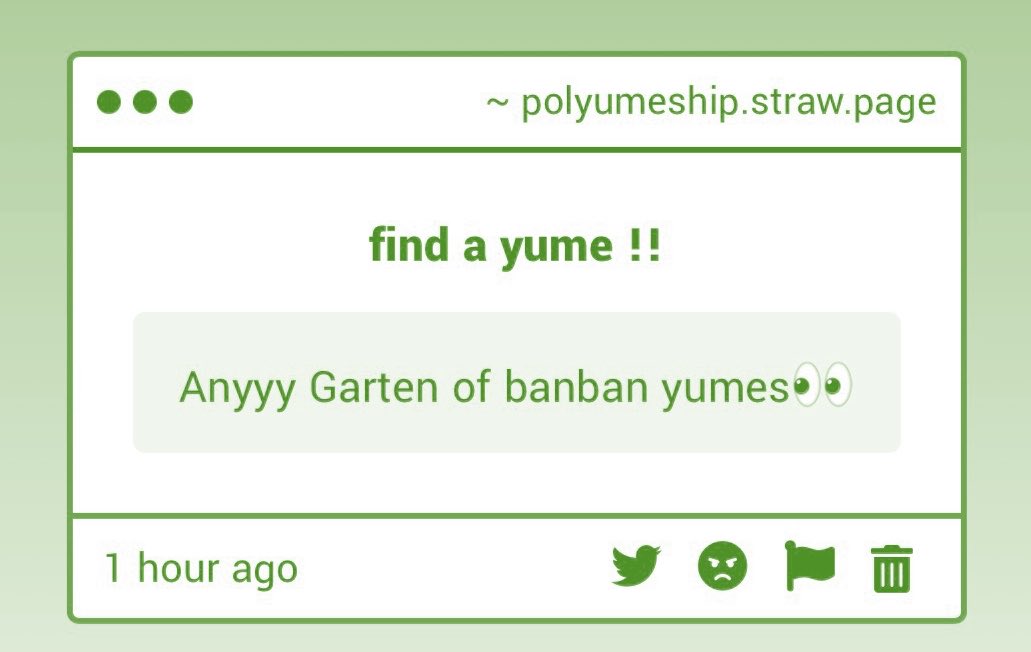 poIyumes's tweet photo. 🌿 — any garten of banban yumes ? https://t.co/NmmZu6Rv2t