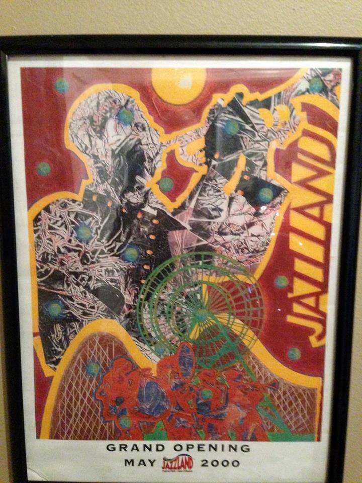 DailySFNOPic's tweet photo. For its grand opening, Jazzland commissioned renowned artist John T. Scott to design the park’s official poster.
Here he is unveiling it on opening day: a vibrant piece that encapsulates the spirit of the park. I have to say, I'm a big fan. What do you think?
#Jazzland #SFNO https://t.co/IYZxpfCK8j