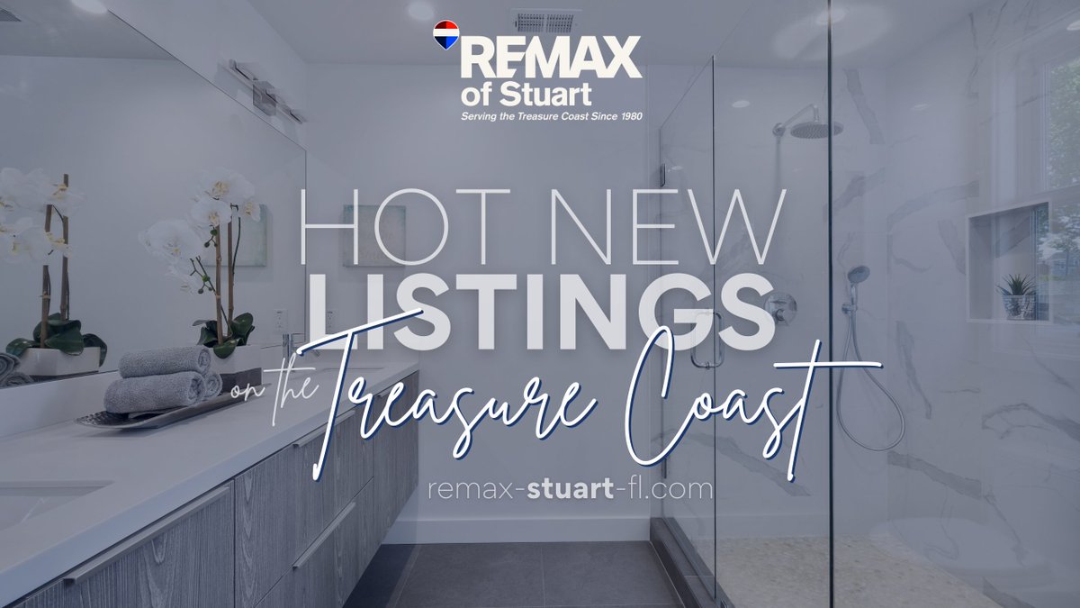 Life is better by the water 🌴
Check out the latest homes for sale on the Treasure Coast — fresh listings, coastal vibes, endless possibilities.
👉 View new listings now. rem.ax/ROSNEWLISTINGS